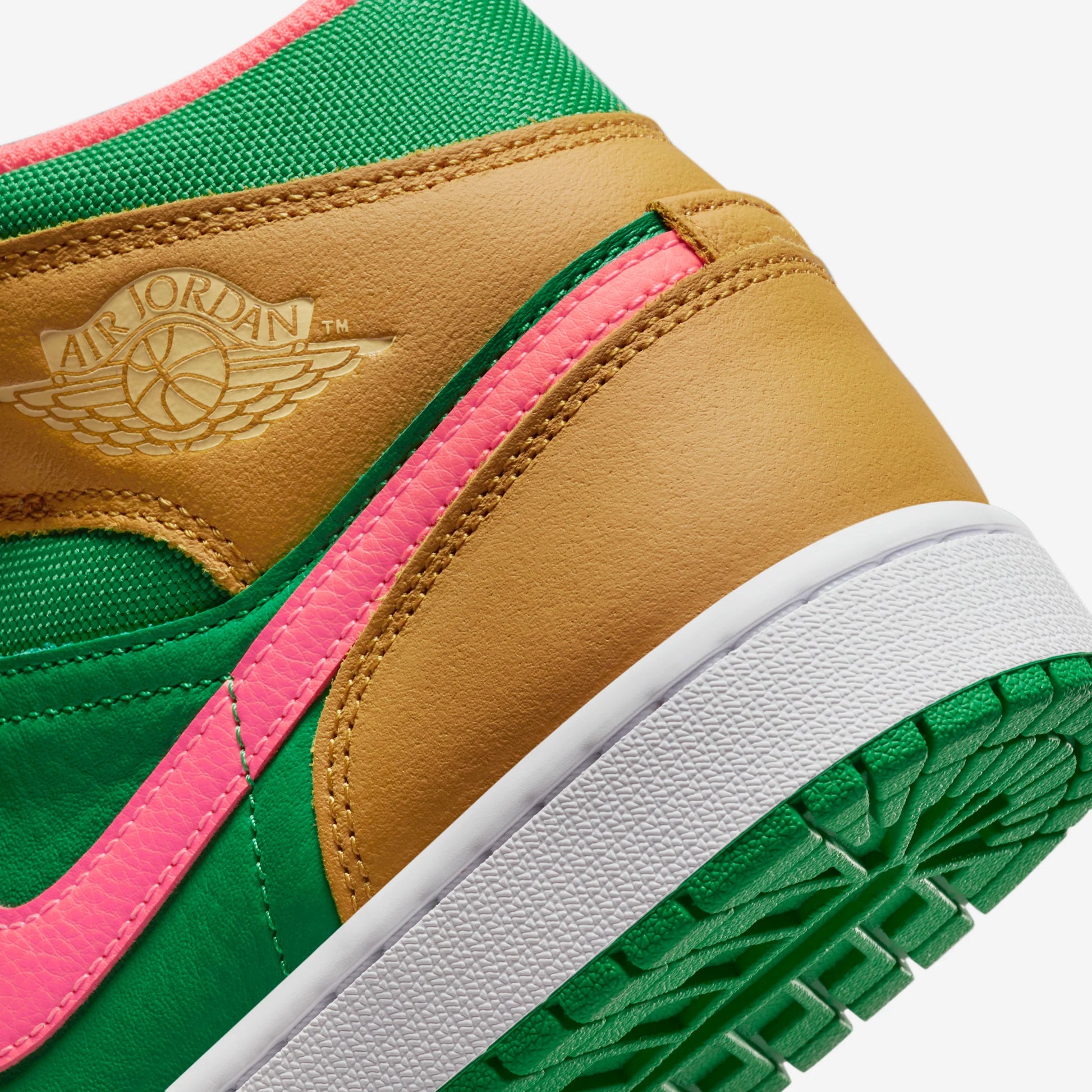 Jordan 1 Mid SE Wheat Watermelon