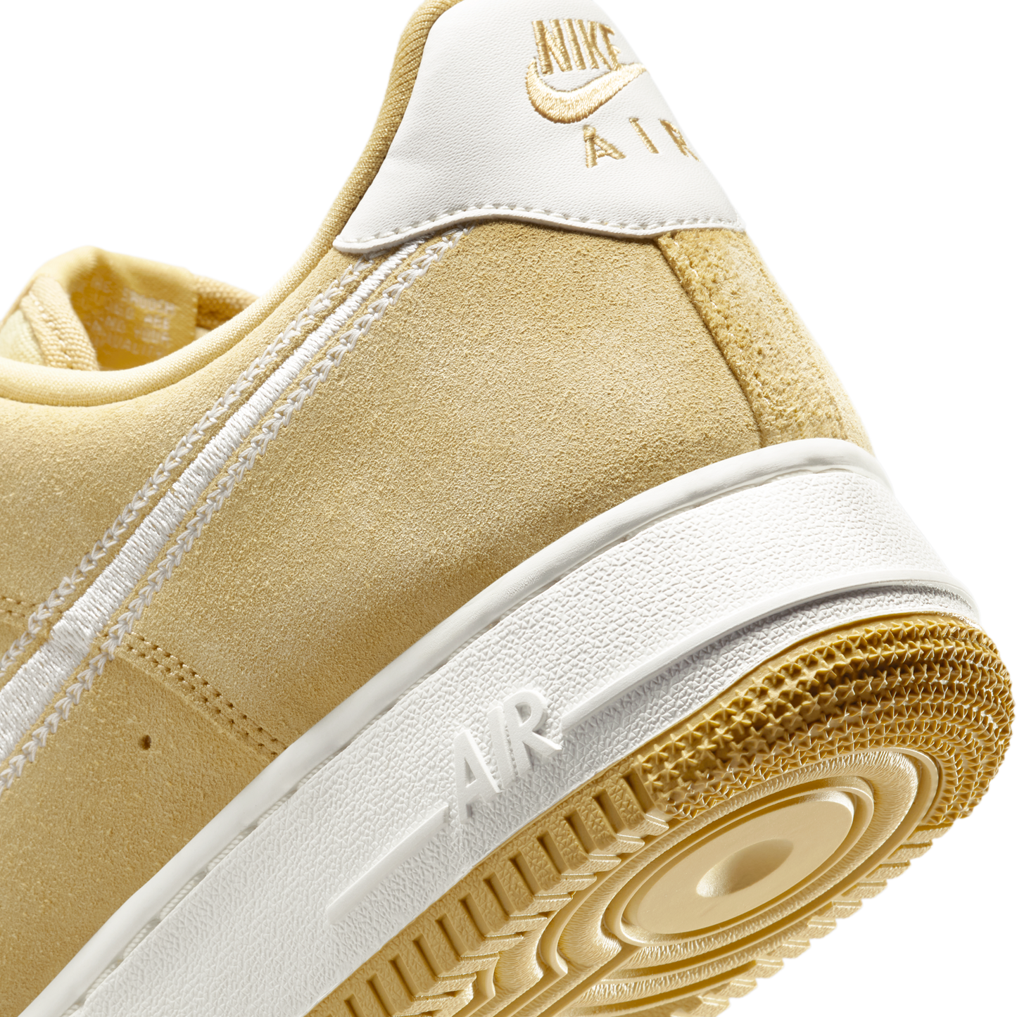 Nike Air Force 1 Low '07 LV8 Buff Gold Sail Embroidered Swoosh