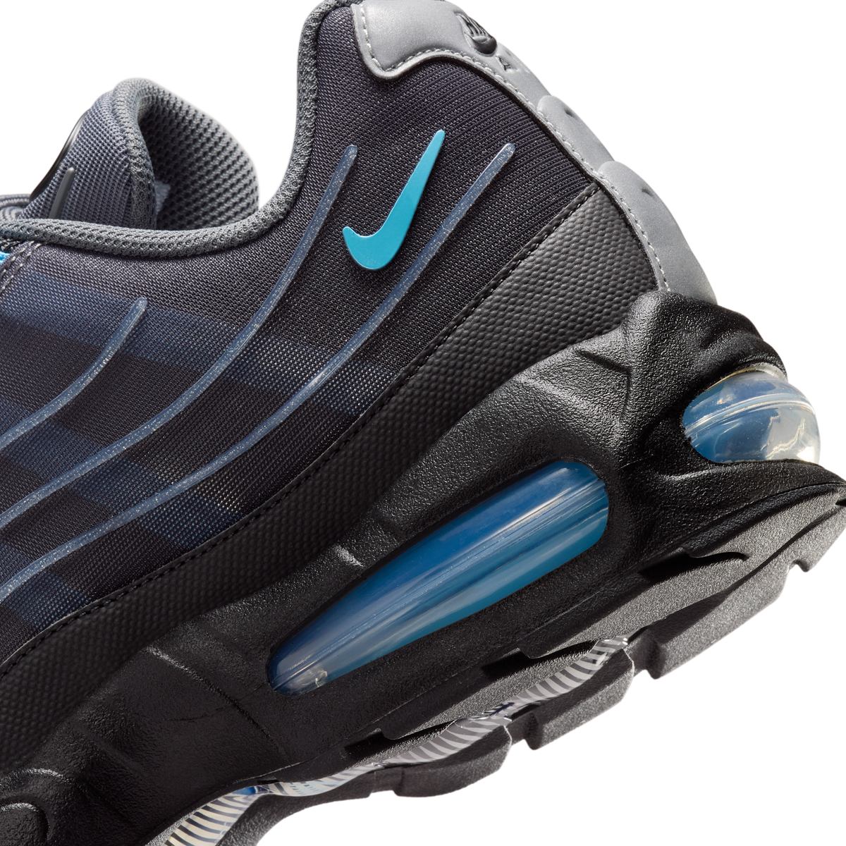 Nike Air Max 95 Big Bubble Tech Black University Blue