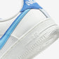 Nike Air Force 1 Low 82 Double Swoosh White Medium Blue (GS)