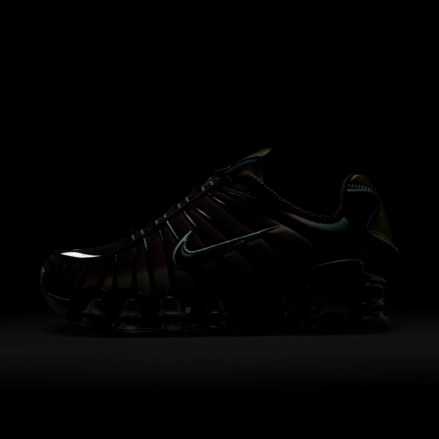 Nike Shox TL Velvet Brown Denim Turquoise (Women's)