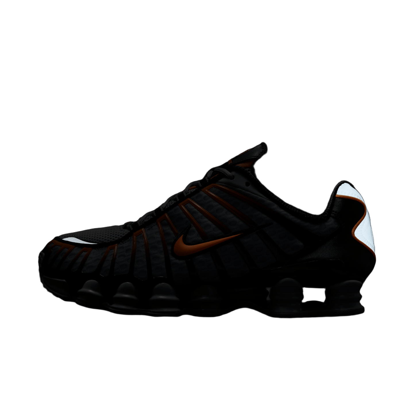 Nike Shox TL Light Smoke Grey Black Bright Mandarin