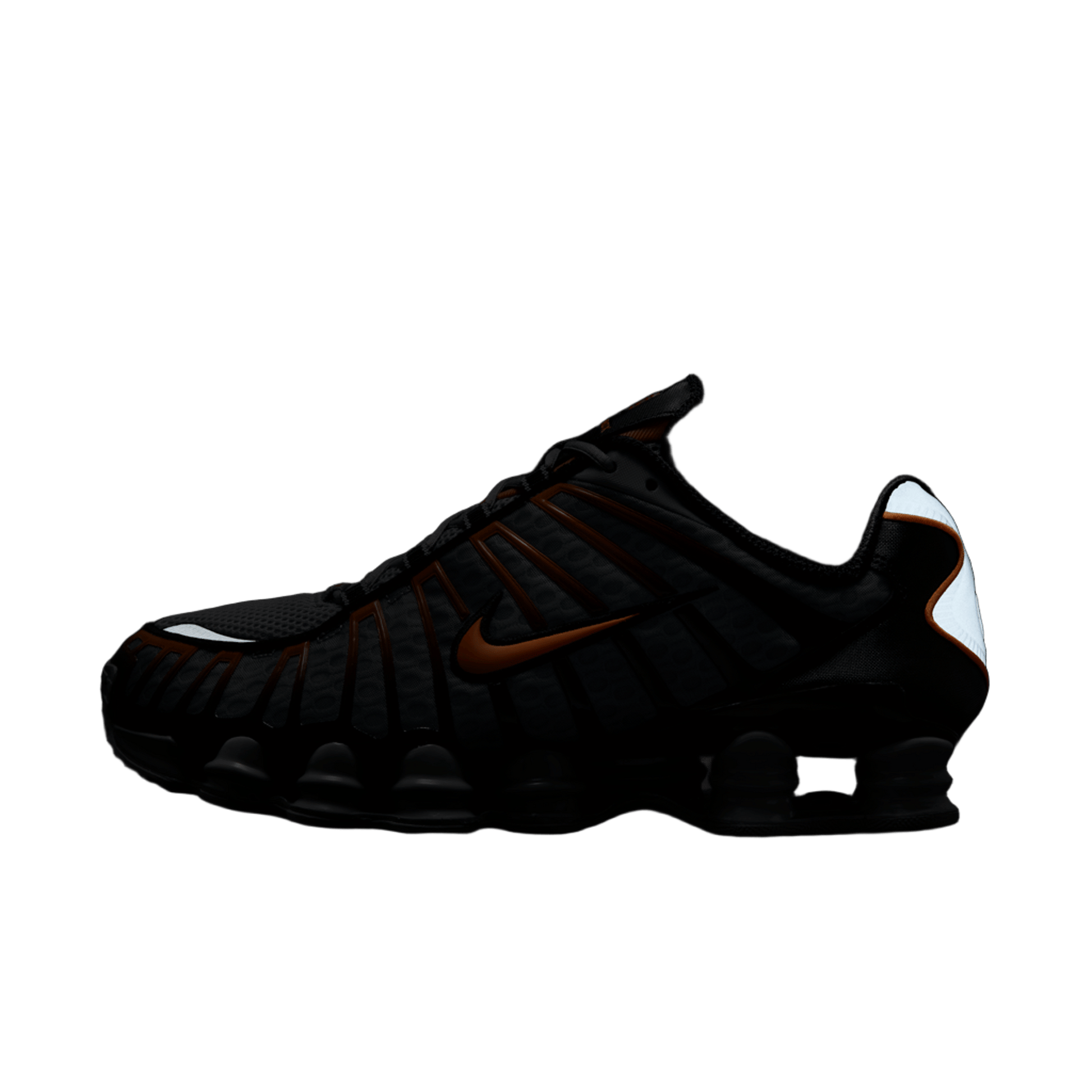 Nike Shox TL Light Smoke Grey Black Bright Mandarin