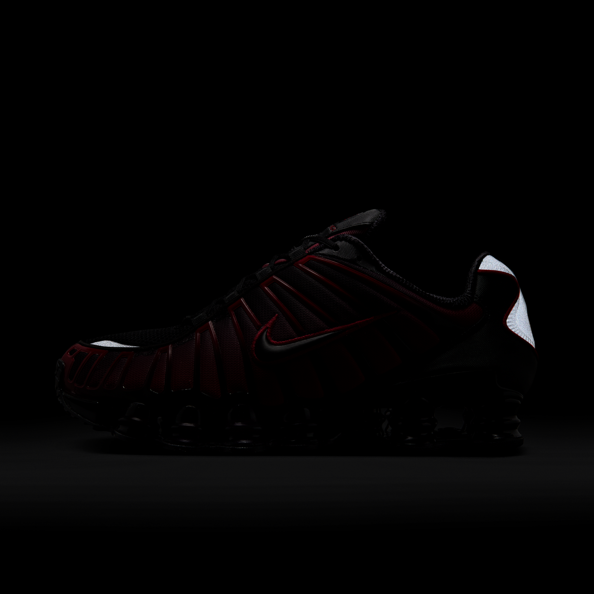 Nike Shox TL Black University Red Gradient