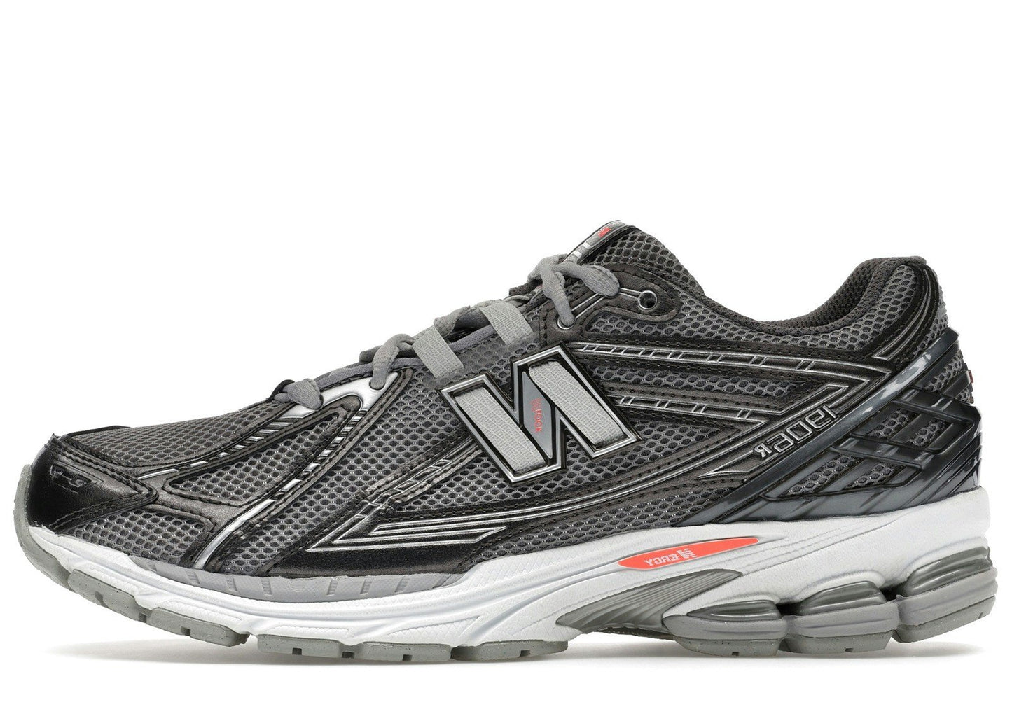 New Balance 1906R Black Metallic Urgent Red Slate