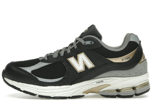 New Balance 2002R Black Sea Salt Gold Metallic