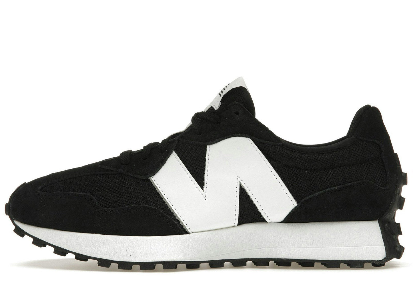 New Balance 327 Black White N Logo