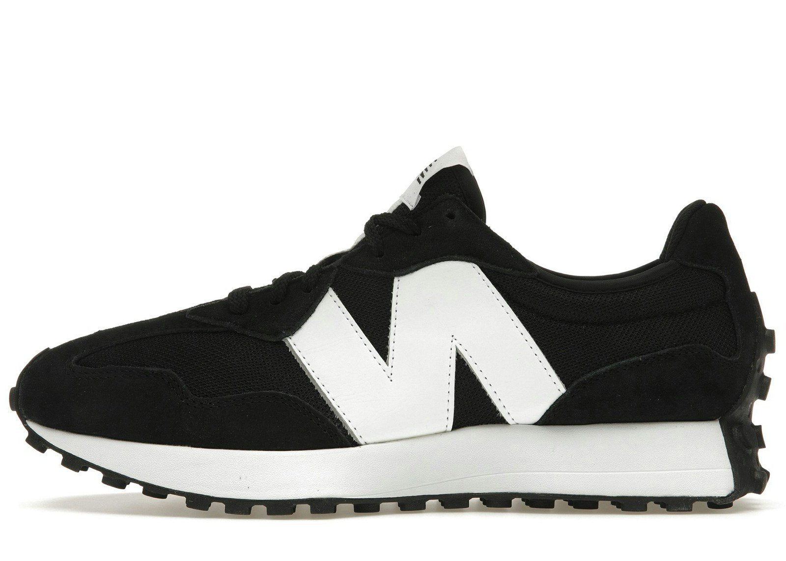 New Balance 327 Black White N Logo