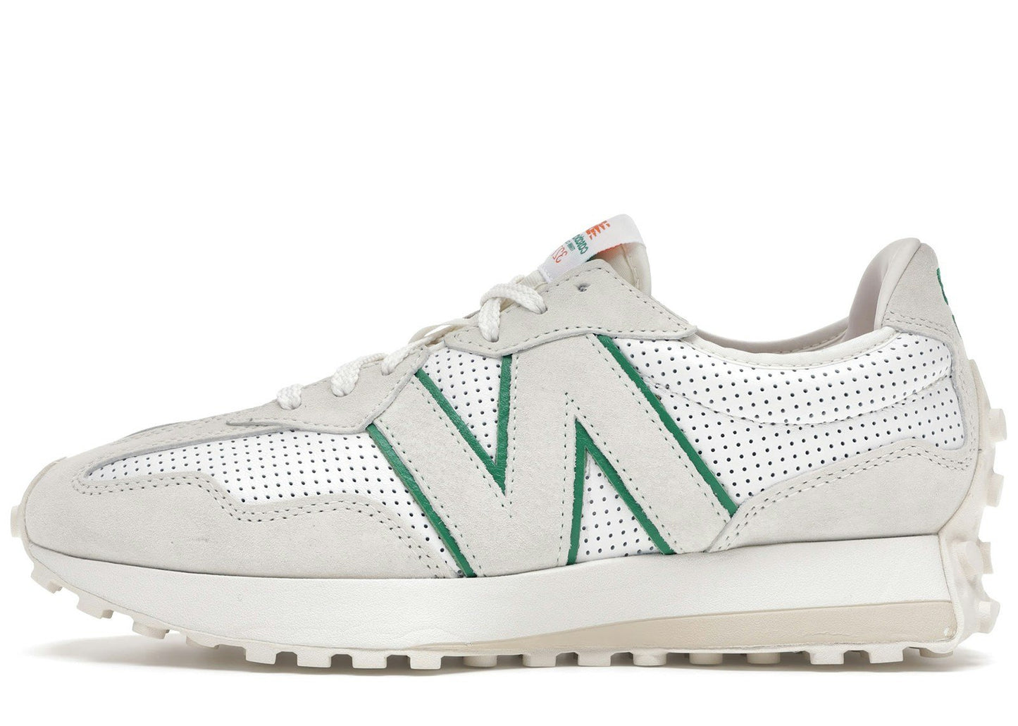New Balance 327 Casablanca Green Logo