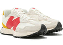 New Balance 327 Cream Red Yellow
