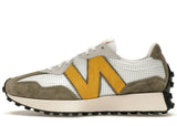 New Balance 327 White Yellow Olive