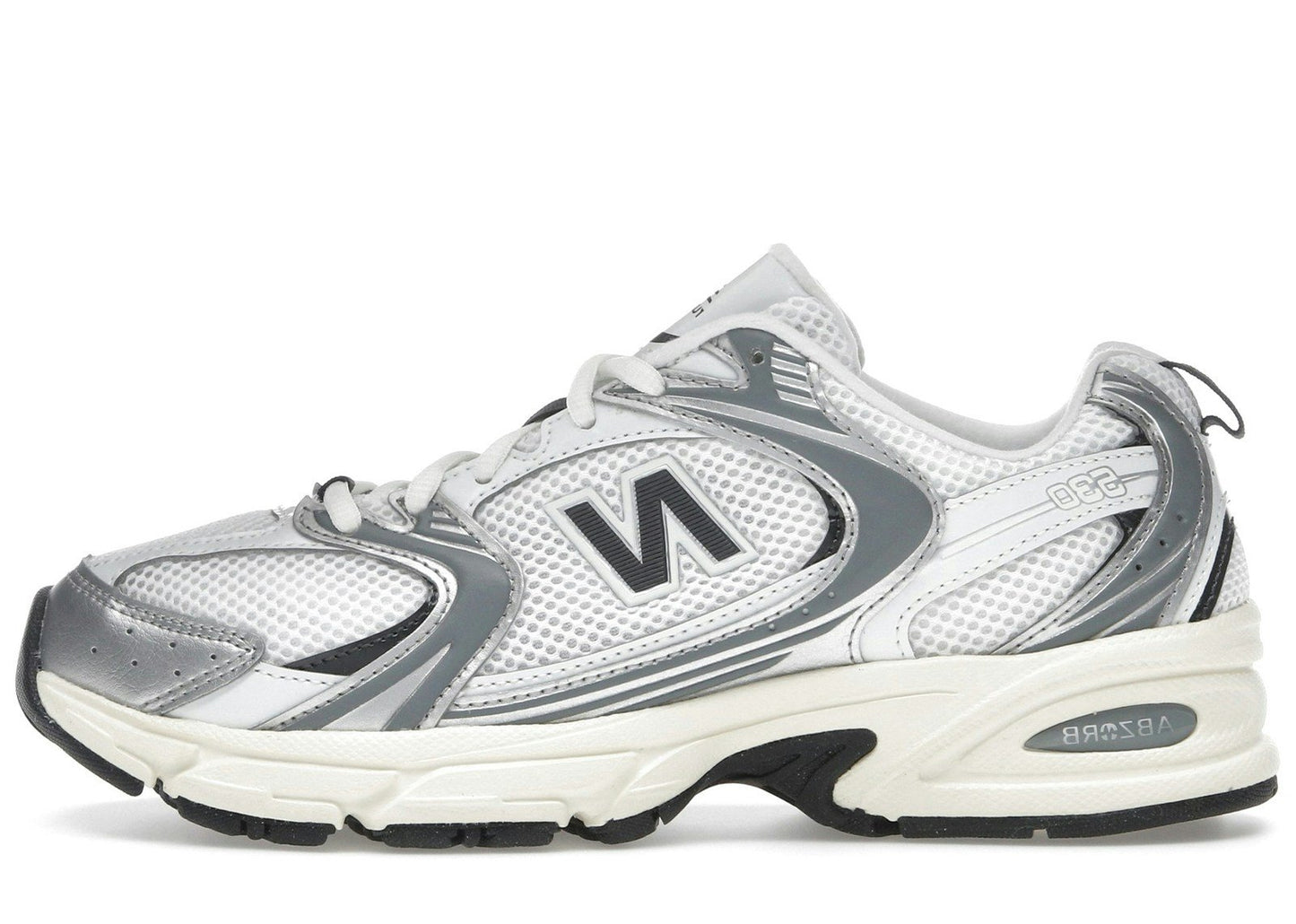 New Balance 530 Silver Metallic Black Cement