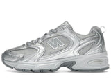 New Balance 530 Silver Metallic Raincloud Polka Dots