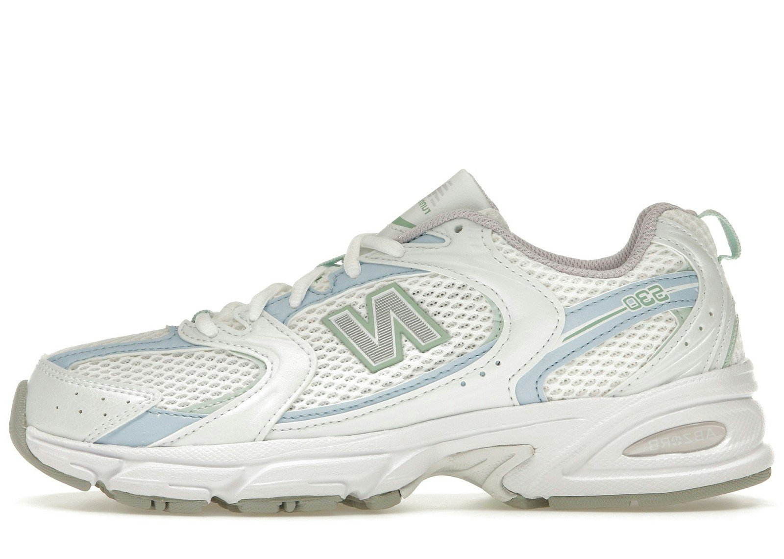 New Balance 530 White Light Chrome Blue Clay Ash