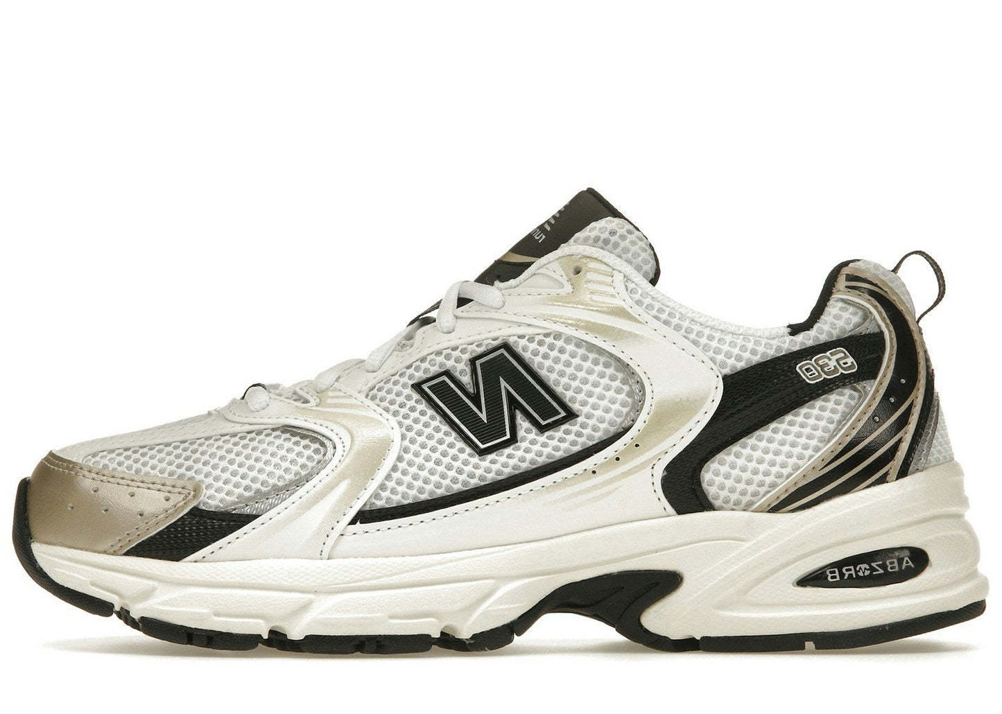 New Balance 530 White Light Gold Metallic