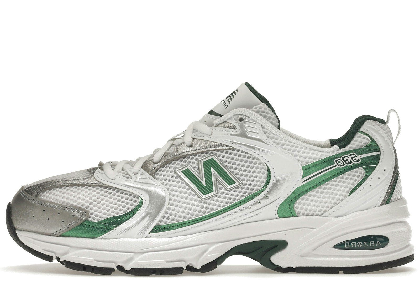 New Balance 530 White Nightwatch Green