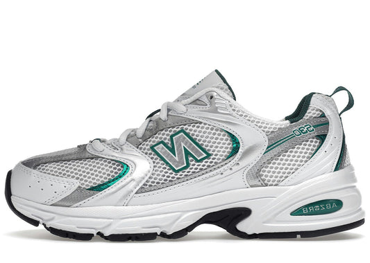 New Balance 530 White Silver Green
