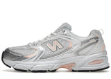 New Balance 530 White Silver Pink