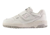 New Balance 550 Bungee Lace Top Strap White Grey
