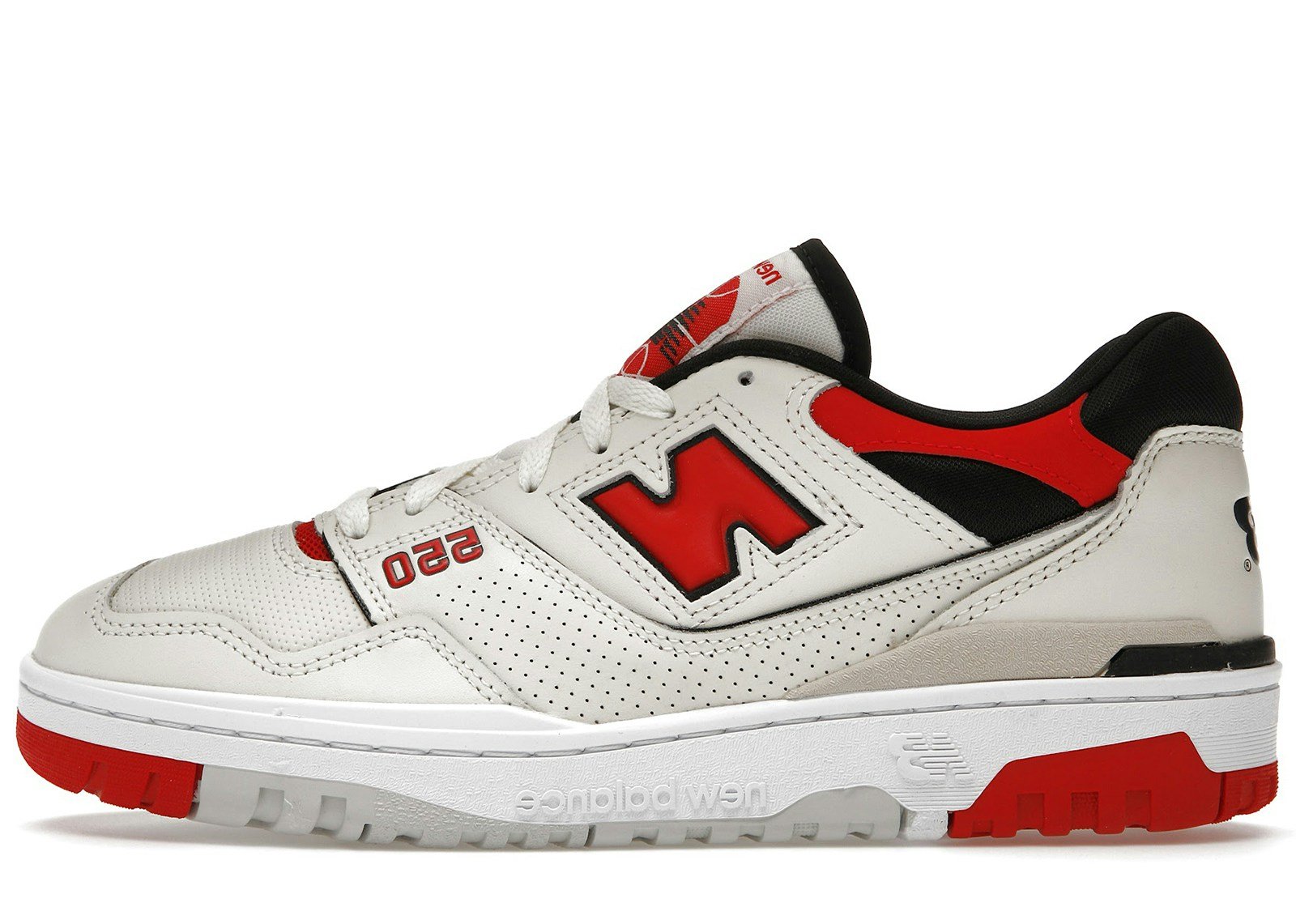 New Balance 550 Sea Salt True Red