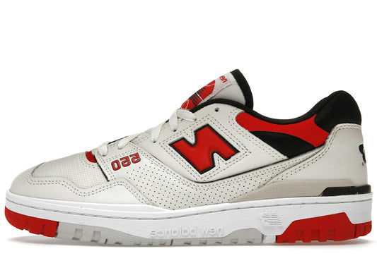 New Balance 550 Sea Salt True Red