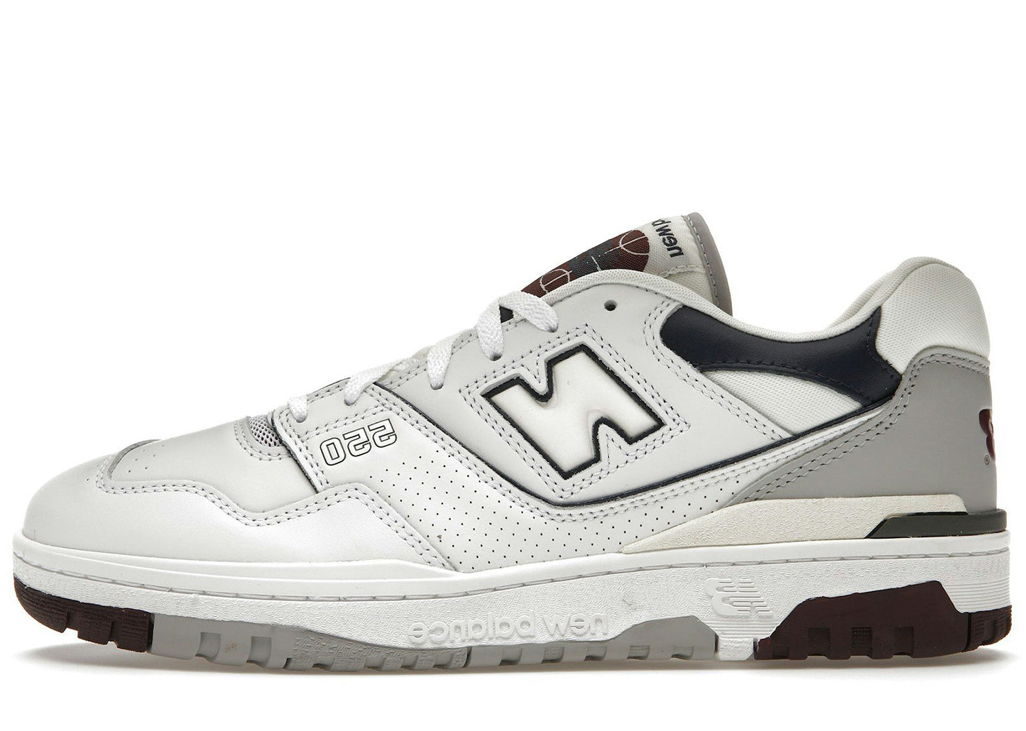 New Balance 550 White Natural Indigo Burgundy