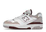 New Balance 550 White Scarlet (Women's)