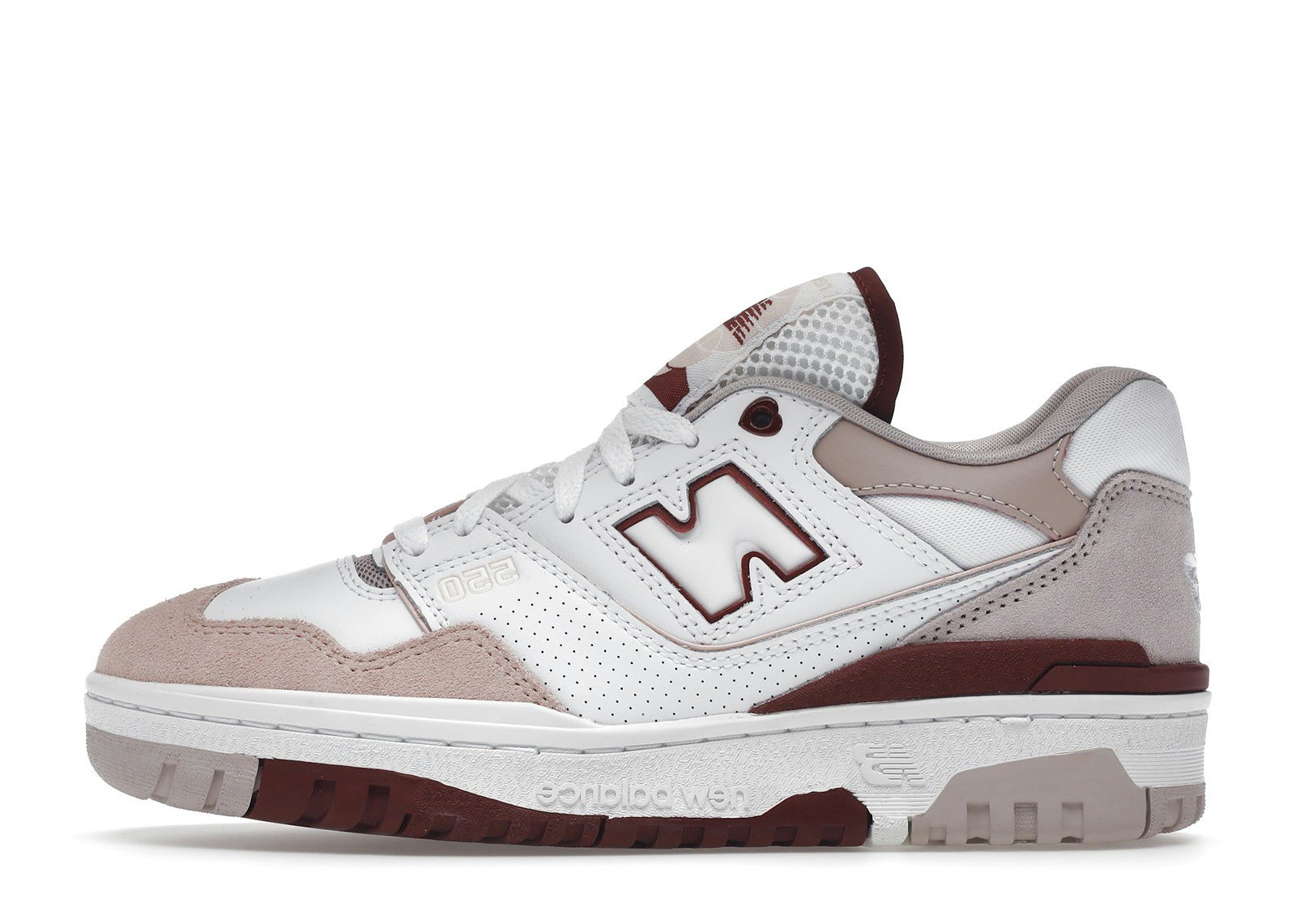 New Balance 550 White Scarlet (Women's)