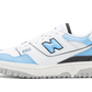 New Balance 550 White Team Carolina