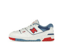 New Balance 550 White True Red Atlantic Blue (GS)