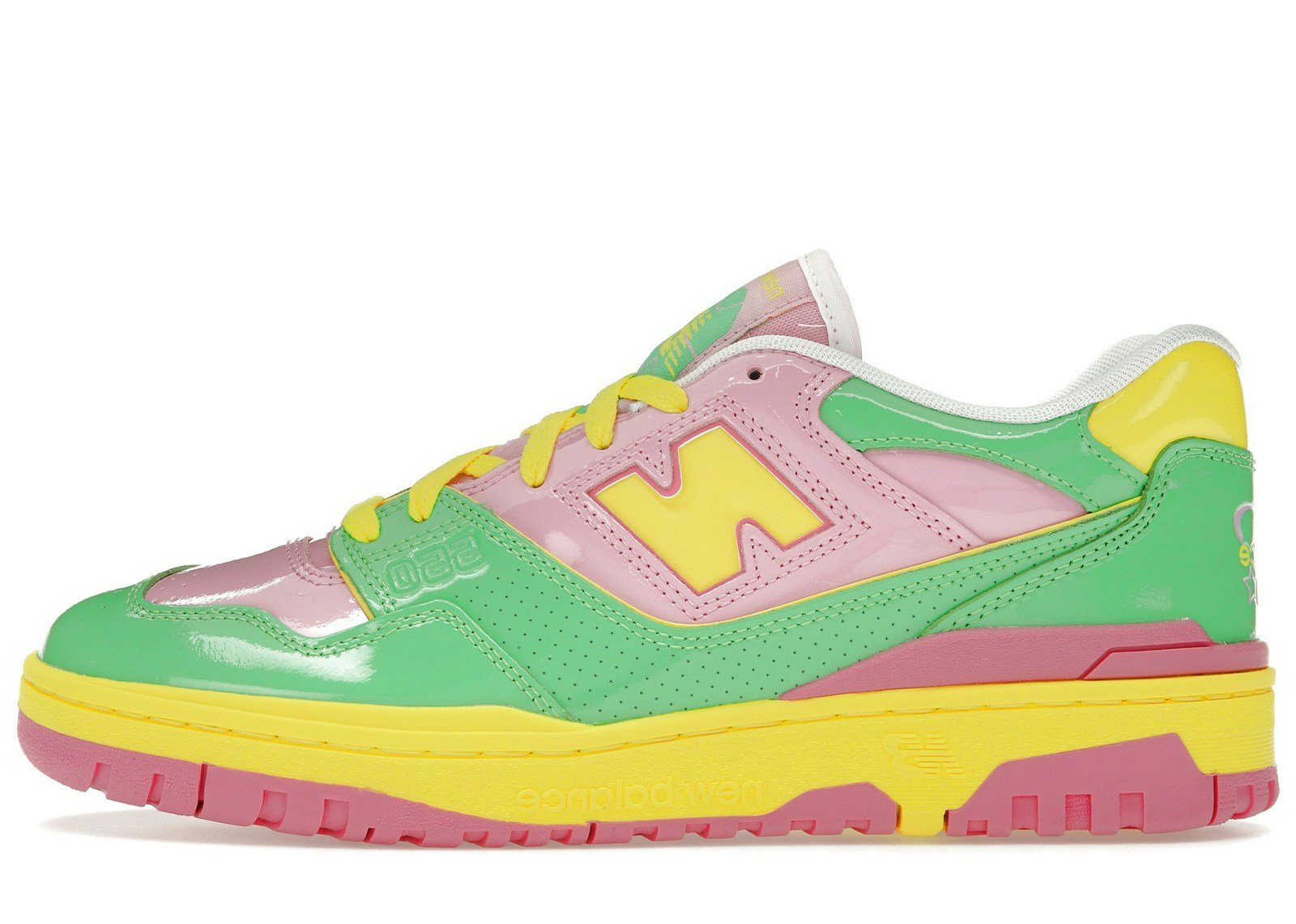 New Balance 550 Y2K Patent Leather Pack Pink Green