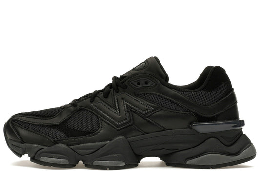 New Balance 9060 Triple Black Leather