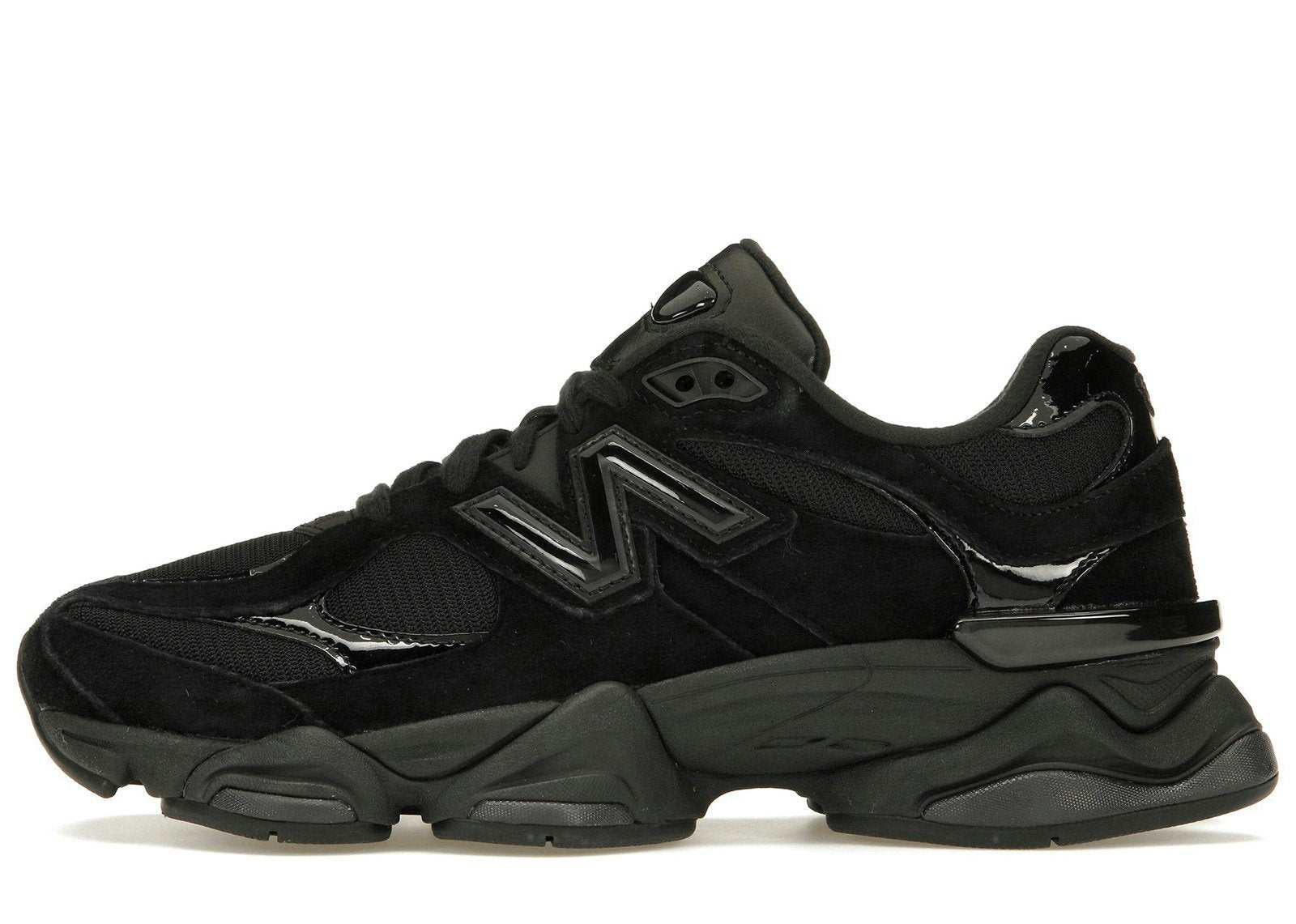 New Balance 9060 Triple Black Patent