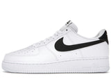 Nike Air Force 1 Low '07 White Black Pebbled Leather