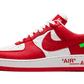 Nike Air Force 1 Low Louis Vuitton White Red