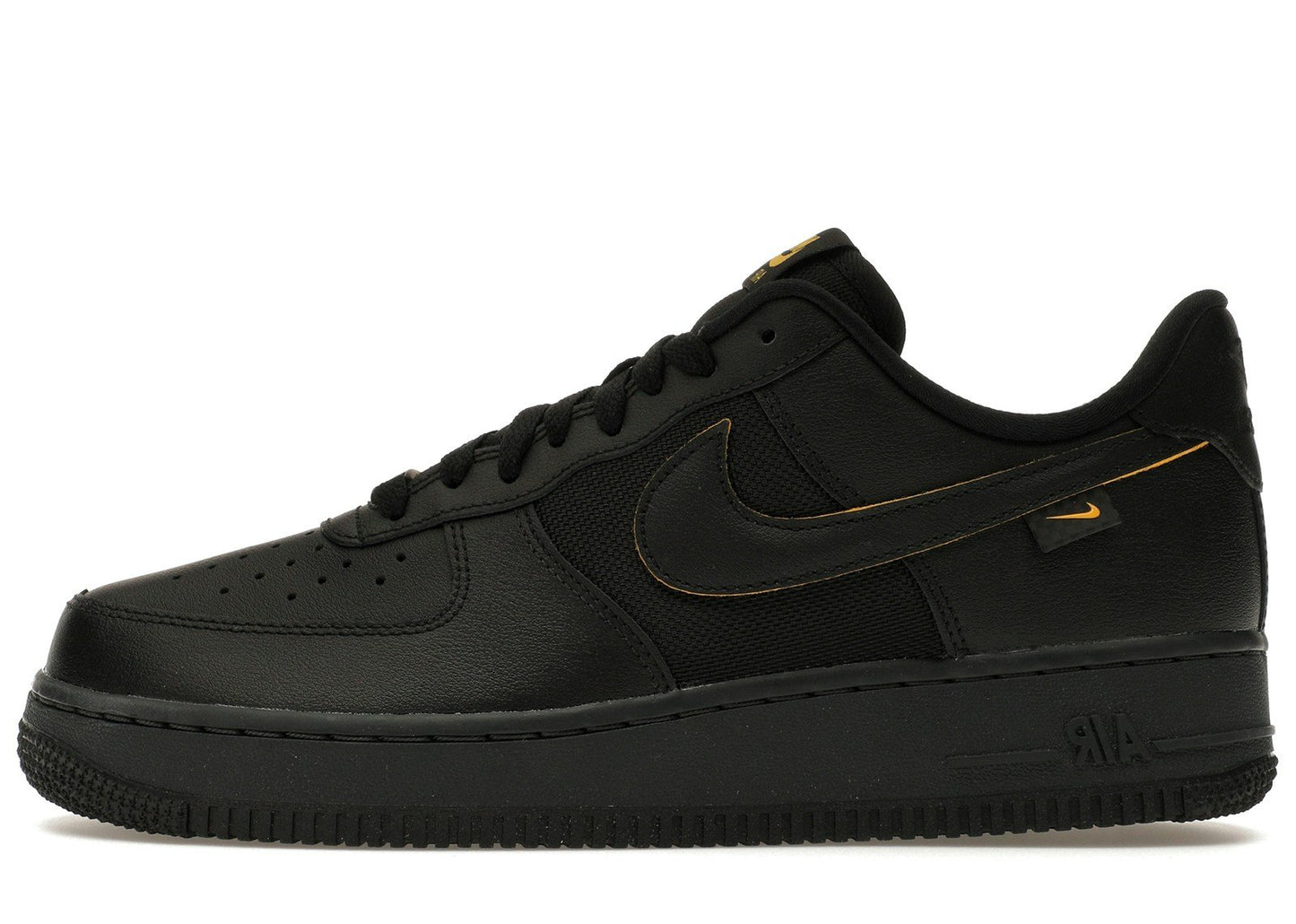 Nike Air Force 1 Low '07 Ballistic Mesh Black University Gold