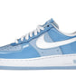 Nike Air Force 1 Low '07 LV8 Phychic Blue White Patent