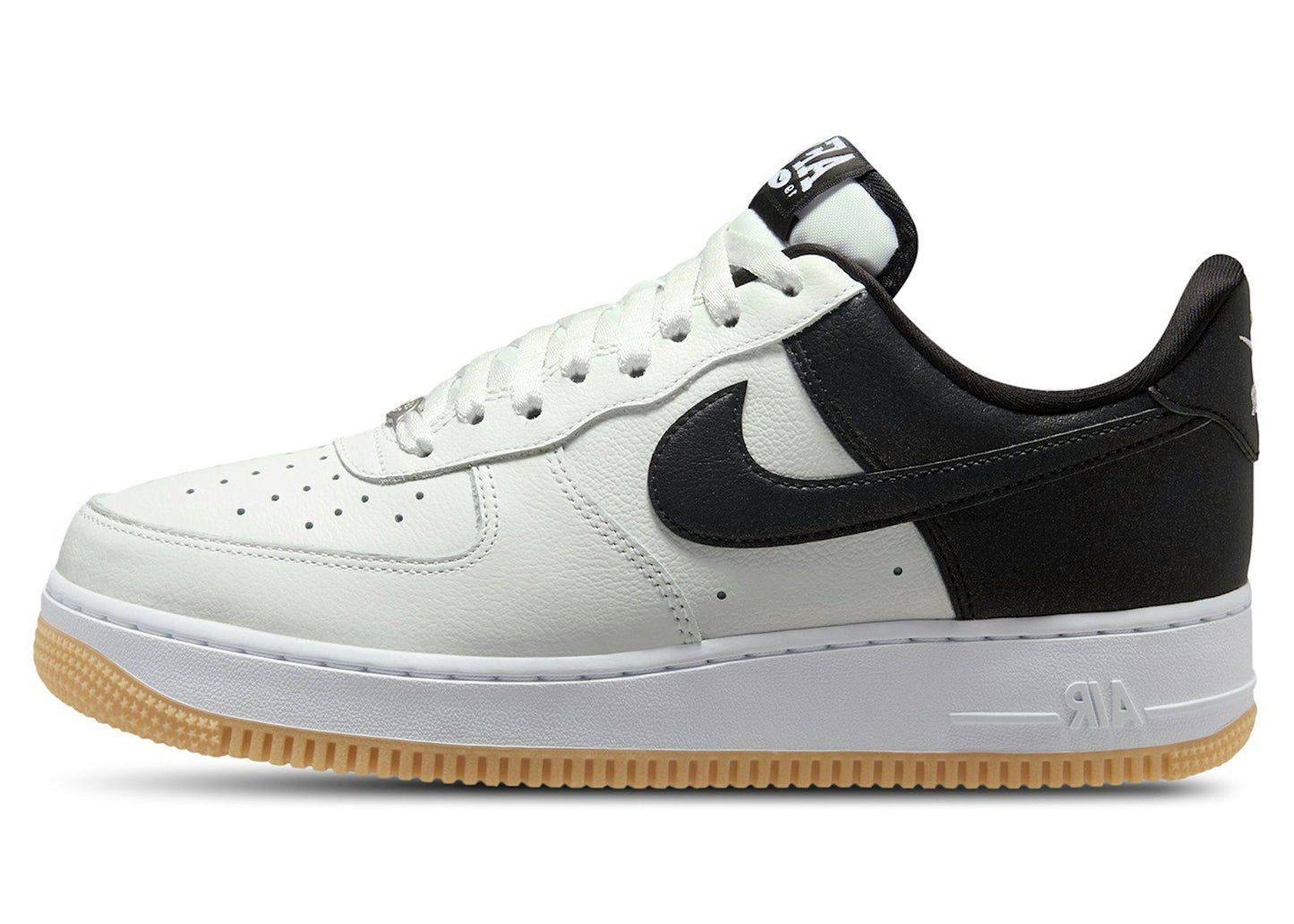 Nike Air Force 1 Low '07 LV8 White Black Metallic Silver