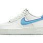 Nike Air Force 1 Low 82 Double Swoosh White Medium Blue (GS)