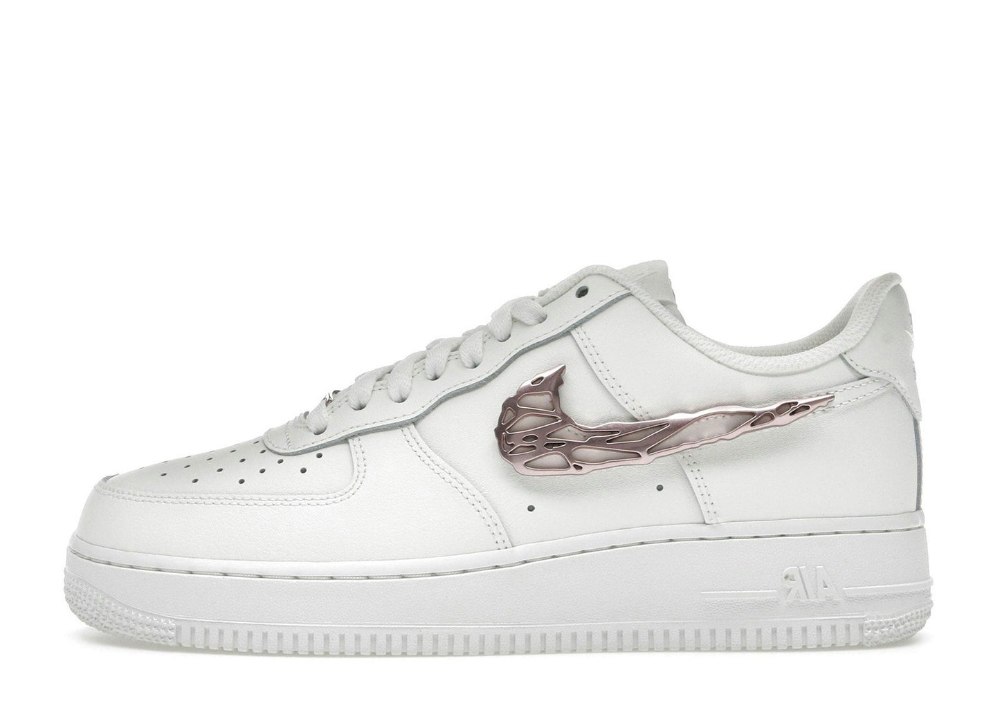 Nike Air Force 1 Low Liquid Metal Swoosh Metallic Rose Gold (Women's)