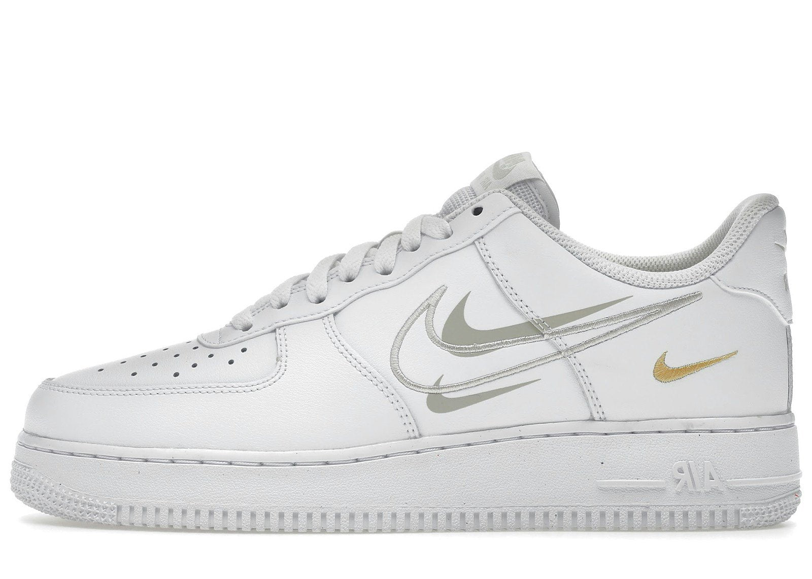 Nike Air Force 1 Low Multi-Swoosh White Yellow