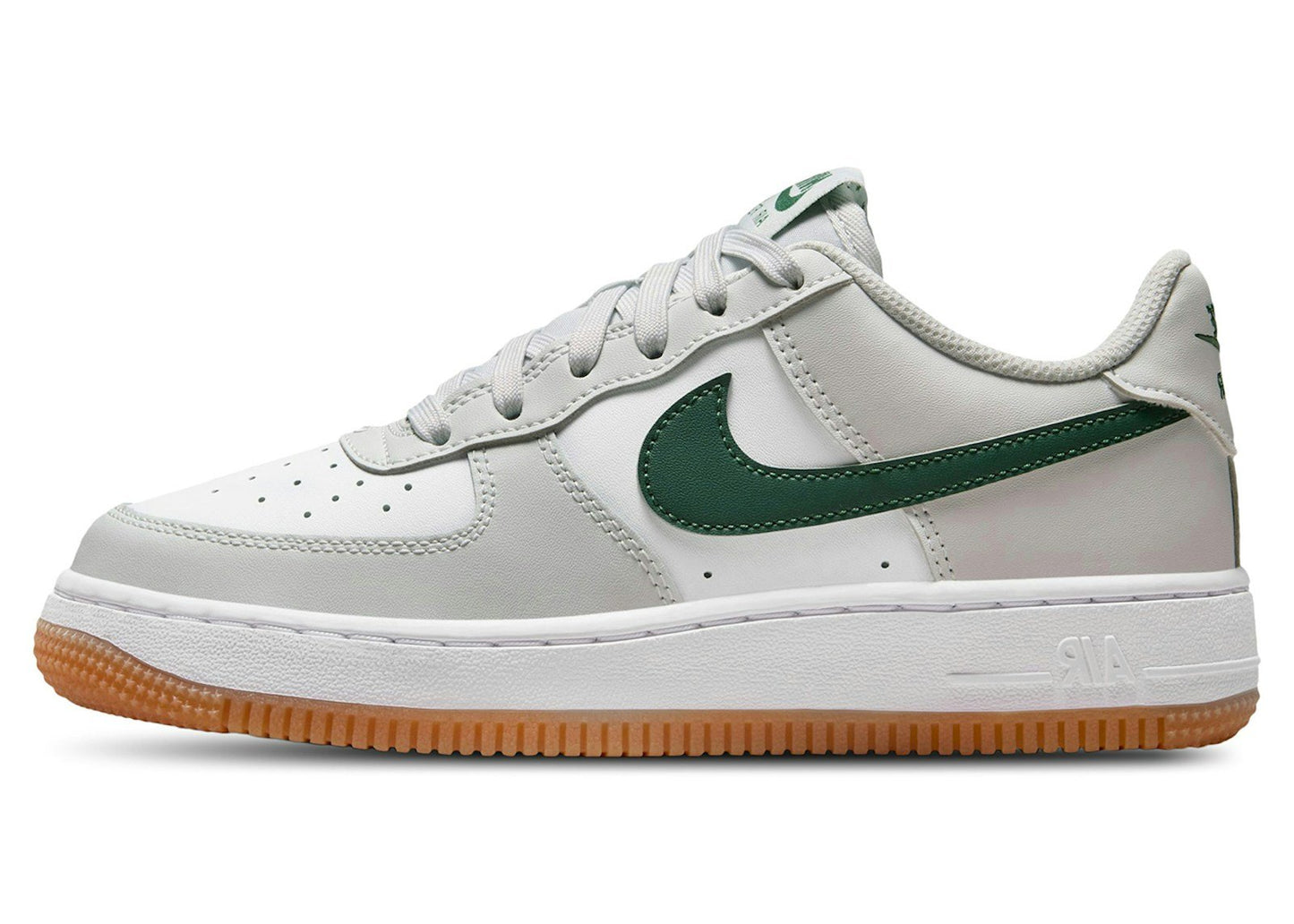 Nike Air Force 1 Low Photon Dust Fir Gum Medium Brown White (GS)