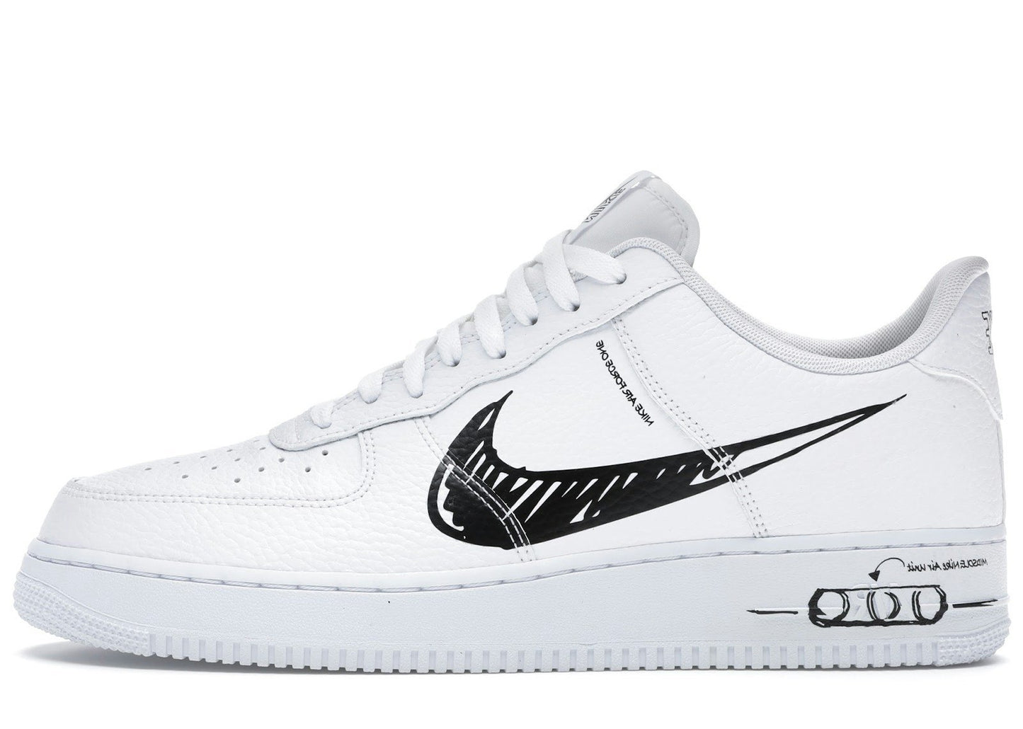 Nike Air Force 1 Low Sketch White Black