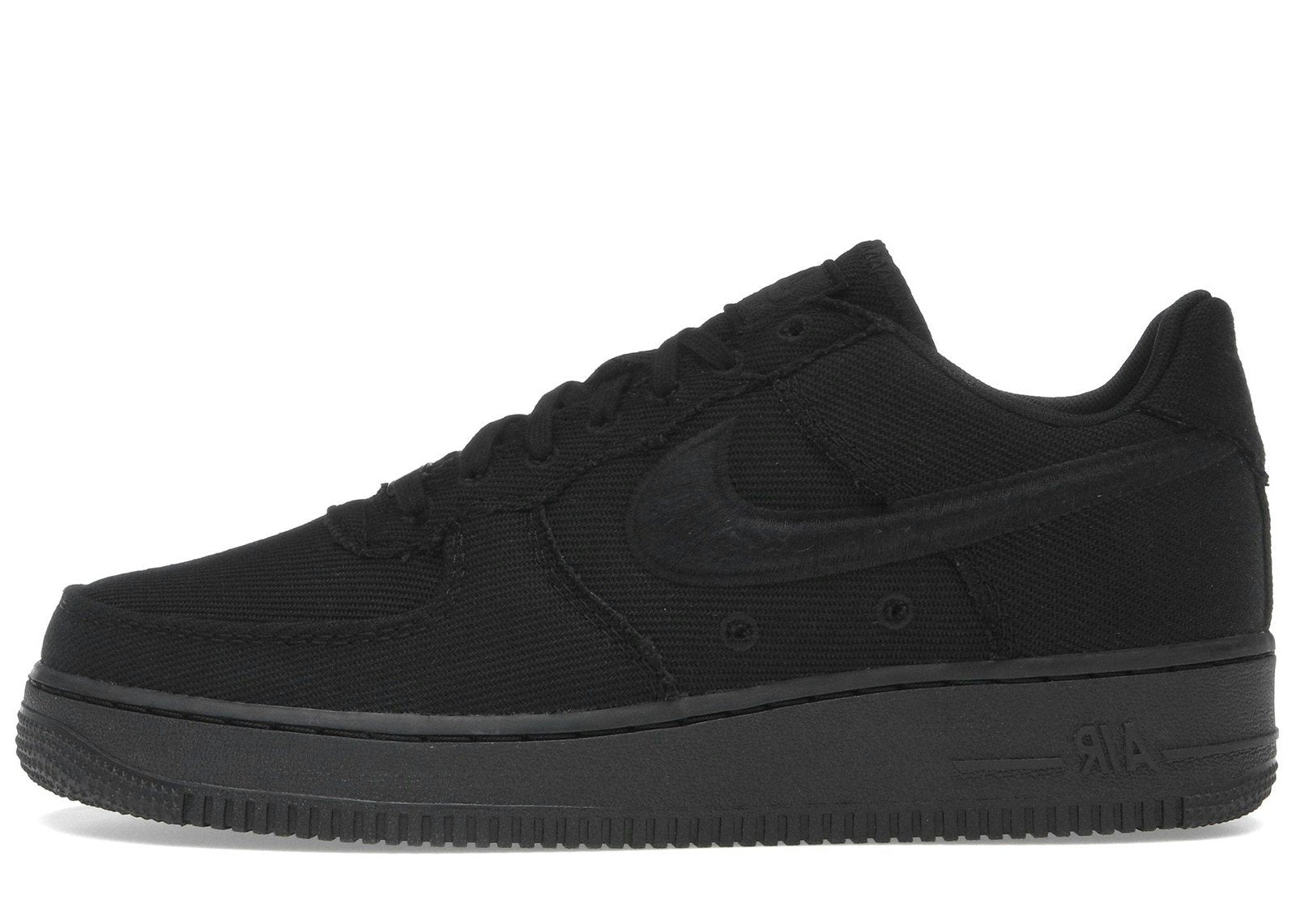 Nike Air Force 1 Low Triple Black Canvas