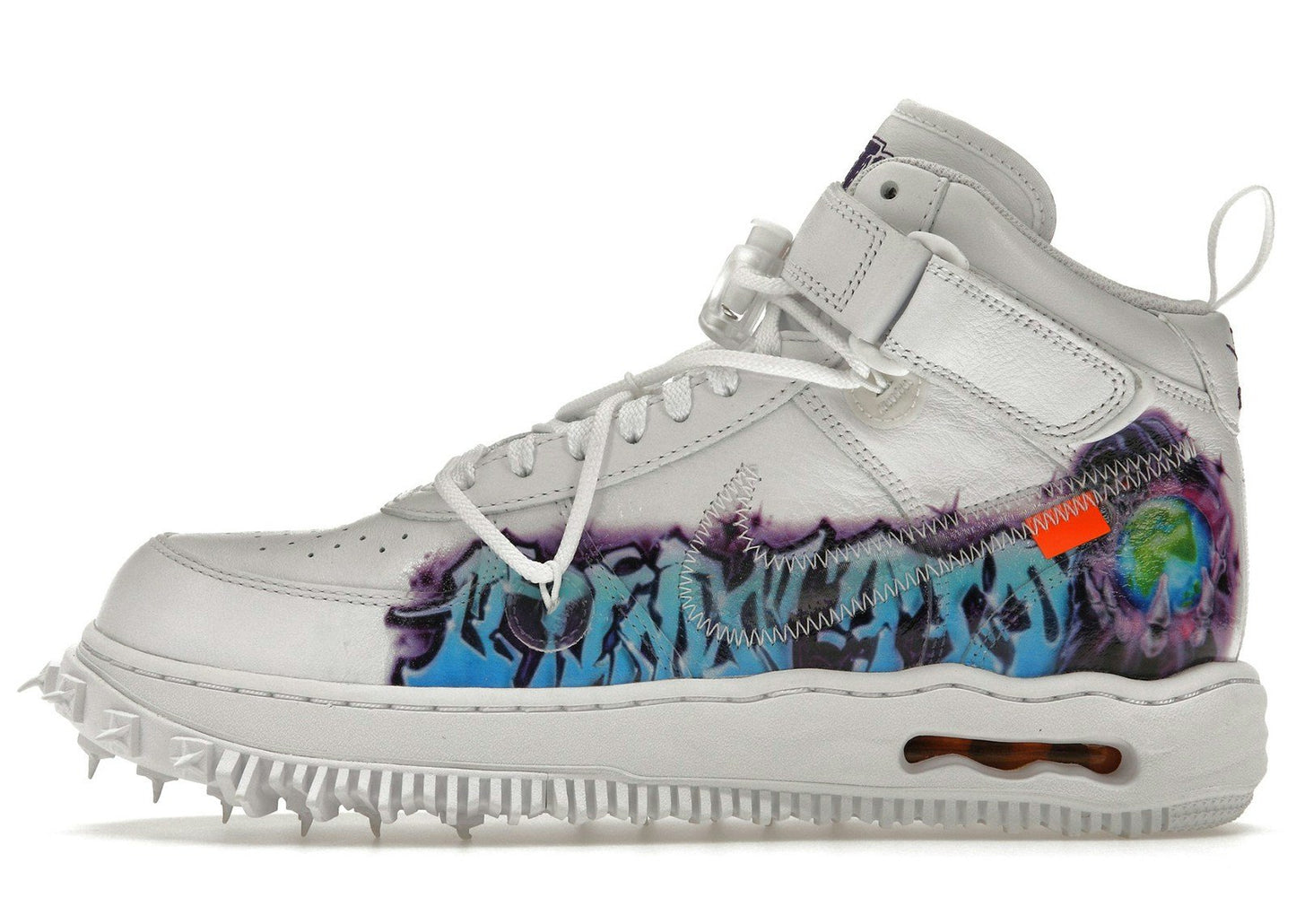 Nike Air Force 1 Mid Off-White Graffiti White