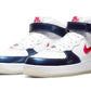 Nike Air Force 1 Mid University Red Midnight Navy