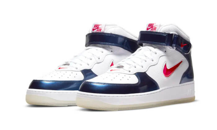 Air Force 1 Mid University Red Midnight Navy (DH5623-101) - 36.5 EU - 4.5 US - Navy | SOSUKICKS