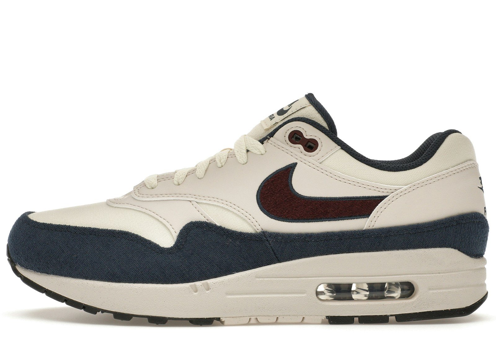 Nike Air Max 1 Coconut Milk Burgundy Crush Navy