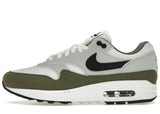 Nike Air Max 1 White Black Medium Olive