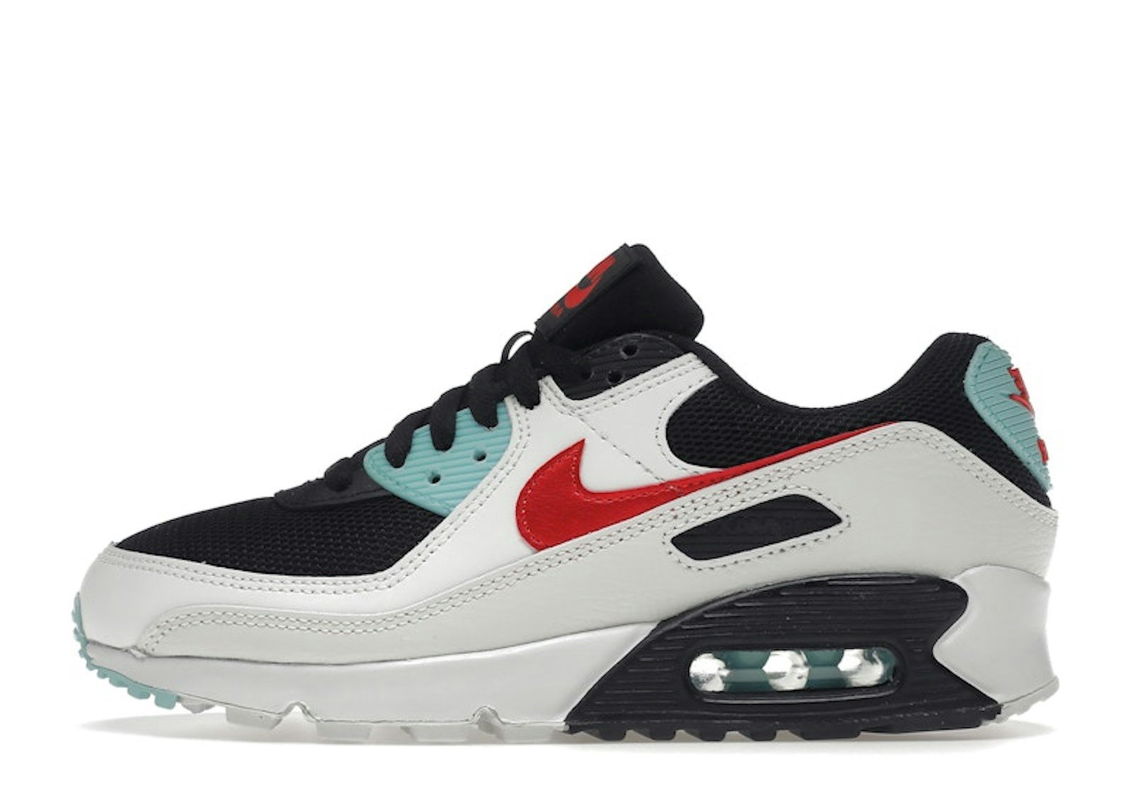 Nike Air Max 90 Aqua Red White Black (Women's)